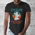 Trust Me I'Ve Got A Sociology Degree College Graduation Men's V-Neck T-Shirt