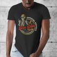 Twin Dad Club Dad Of Twins Skeleton Father's Day Men's V-Neck T-Shirt