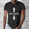 Two Seater Shirt For Men 2 Seater Dad Men's V-Neck T-Shirt Two Seater Shirt For Men 2 Seater Dad Men's V-Neck T-Shirt