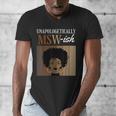 Unapologetically MSW-Ish Student Graduation Afro Men's V-Neck T-Shirt