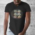 Vibey Nostalgia & Retro Charm Men's V-Neck T-Shirt Vibey Nostalgia & Retro Charm Men's V-Neck T-Shirt