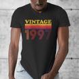 Vintage 1997 Retro Style 90's Born Nostalgia Vibes Birthday Men's V-Neck T-Shirt