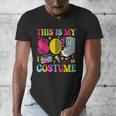 Vintage 80s Vibes Costume Nostalgia 1980s Fashion Cassette Men's V-Neck T-Shirt