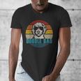 Vintage Best Doodle Dad Ever Father's Day Golden Doodle Men's V-Neck T-Shirt Vintage Best Doodle Dad Ever Father's Day Golden Doodle Men's V-Neck T-Shirt