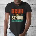 Vintage Bruh I'm A Senior Class Of 2025 Graduation Women Men Men's V-Neck T-Shirt