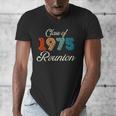 Vintage Class Of 1975 Reunion 50th Graduation Classmate Cool Men's V-Neck T-Shirt