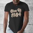 Vintage Class Of 1984 40th Reunion High School Graduation 84 Men's V-Neck T-Shirt