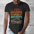 Vintage Great Grandpa For Fathers Day Dad Papa Grandpa Men's V-Neck T-Shirt Vintage Great Grandpa For Fathers Day Dad Papa Grandpa Men's V-Neck T-Shirt