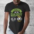 Vintage Leveling Up To Daddy 2026 Soon To Be Dad 2026 Men's V-Neck T-Shirt