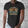 Vintage Motocross Dad Just Like A Normal Dad Only Cooler Men's V-Neck T-Shirt
