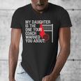 Volleyball Mom Dad Parent Shirt Daughter Player Men's V-Neck T-Shirt Volleyball Mom Dad Parent Shirt Daughter Player Men's V-Neck T-Shirt