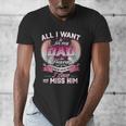 All I Want Is For My Dad In Heaven To Know How Much I Love Men's V-Neck T-Shirt