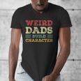 Weird Dads Build Character Vintage Men's V-Neck T-Shirt