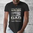 Welder Dad Quote Father Welding Humor Daddy Men's V-Neck T-Shirt