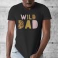 Wild Wild Dad Two Wild Birthday Outfit Zoo Birthday Animal Men's V-Neck T-Shirt