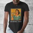 I Wine Housewife Retro Nostalgia Classic 1950s Vintage Humor Men's V-Neck T-Shirt I Wine Housewife Retro Nostalgia Classic 1950s Vintage Humor Men's V-Neck T-Shirt