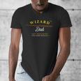 Wizard Dad Shirt Cute Magical Men's V-Neck T-Shirt