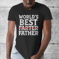 World's Best Father Farter Dad Daddy Papa Joke Men's V-Neck T-Shirt World's Best Father Farter Dad Daddy Papa Joke Men's V-Neck T-Shirt
