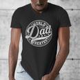 World’s Greatest Dad Father's Day Best Daddy Dad Ever Men's V-Neck T-Shirt