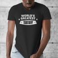 World's Greatest Tatay Shirt Filipino Dad Men's V-Neck T-Shirt