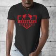 Wrestling Senior Night Wrestling Senior 2025 Graduation 11 Men's V-Neck T-Shirt