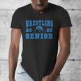 Wrestling Senior Night Wrestling Senior 2025 Graduation 44 Men's V-Neck T-Shirt