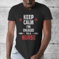 Xmas Nurse Graduation Keep Calm I'm Almost A Nurse Men's V-Neck T-Shirt