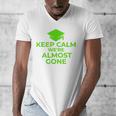 2018 Graduation Red Green High School Color Men's V-Neck T-Shirt