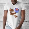 44 Biggest Fan Of Basketball Player Number 44 Dad Mom Men's V-Neck T-Shirt