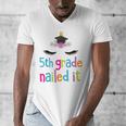5th Grade Nailed ItShirt Unicorn Graduation Class Of 2018 Men's V-Neck T-Shirt