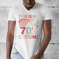 This Is My 70s Costume Vintage Style Nostalgia 1970s Retro Men's V-Neck T-Shirt