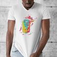 80s Nostalgia Soda Can Men's V-Neck T-Shirt