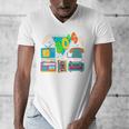 80's Vintage Cassette Tape Nostalgia Mixtape Era 1980s Retro Men's V-Neck T-Shirt