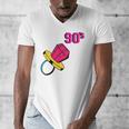 90’s Ring Retro Nostalgia Colorful Throwback Men's V-Neck T-Shirt