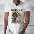 Abraxos Flower Garden Club Book Lover Fantasy Dragon Bookish Men's V-Neck T-Shirt