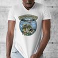 Answer To Fishing Hotline Introvert Humor Antisocial Raglan Baseball Tee Men's V-Neck T-Shirt Answer To Fishing Hotline Introvert Humor Antisocial Raglan Baseball Tee Men's V-Neck T-Shirt