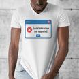 Anti Social Introvert Social Interaction Not Supported Men's V-Neck T-Shirt