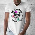 Antisocial Pit Bull Mom Pittie Introvert Dog Lover Pit Bull Men's V-Neck T-Shirt Antisocial Pit Bull Mom Pittie Introvert Dog Lover Pit Bull Men's V-Neck T-Shirt