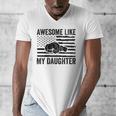Awesome Like My Daughter Men Fathers Day Dad Men's V-Neck T-Shirt Awesome Like My Daughter Men Fathers Day Dad Men's V-Neck T-Shirt