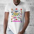 Back To 90's Christmas Nostalgia Quotes Graphic Premium Tri-Blend Men's V-Neck T-Shirt Back To 90's Christmas Nostalgia Quotes Graphic Premium Tri-Blend Men's V-Neck T-Shirt