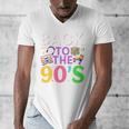 Back To The 90's Mixtape Era Nostalgia Retro 1990 90's Style Premium Tri-Blend Men's V-Neck T-Shirt