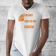 Basketball Not Yelling This Is My Basketball Coach Dad Men's V-Neck T-Shirt Basketball Not Yelling This Is My Basketball Coach Dad Men's V-Neck T-Shirt