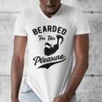 Bearded For Her Pleasure Bearded Dad Father Men's V-Neck T-Shirt