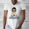 Bob's Burgers Gene Dad Portrait Men's V-Neck T-Shirt
