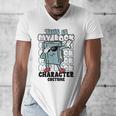 This Is My Book Character Costume Reading Book Lover Men's V-Neck T-Shirt