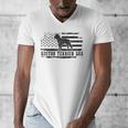 Boston Terrier Dad Distressed American Flag Patriotic Dog Men's V-Neck T-Shirt Boston Terrier Dad Distressed American Flag Patriotic Dog Men's V-Neck T-Shirt