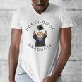 Boys Girls Preschool Graduate Sloth Graduation Cap Men's V-Neck T-Shirt