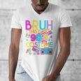 Bruh This Is My 90's Costume Nostalgia Mixtape 1990s Party Men's V-Neck T-Shirt