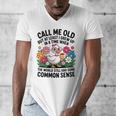 Call Me Old Seniors Nostalgia Retro Humor Casual Men's V-Neck T-Shirt