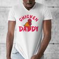 Chicken Dad Rooster Daddy Farmer Men's V-Neck T-Shirt